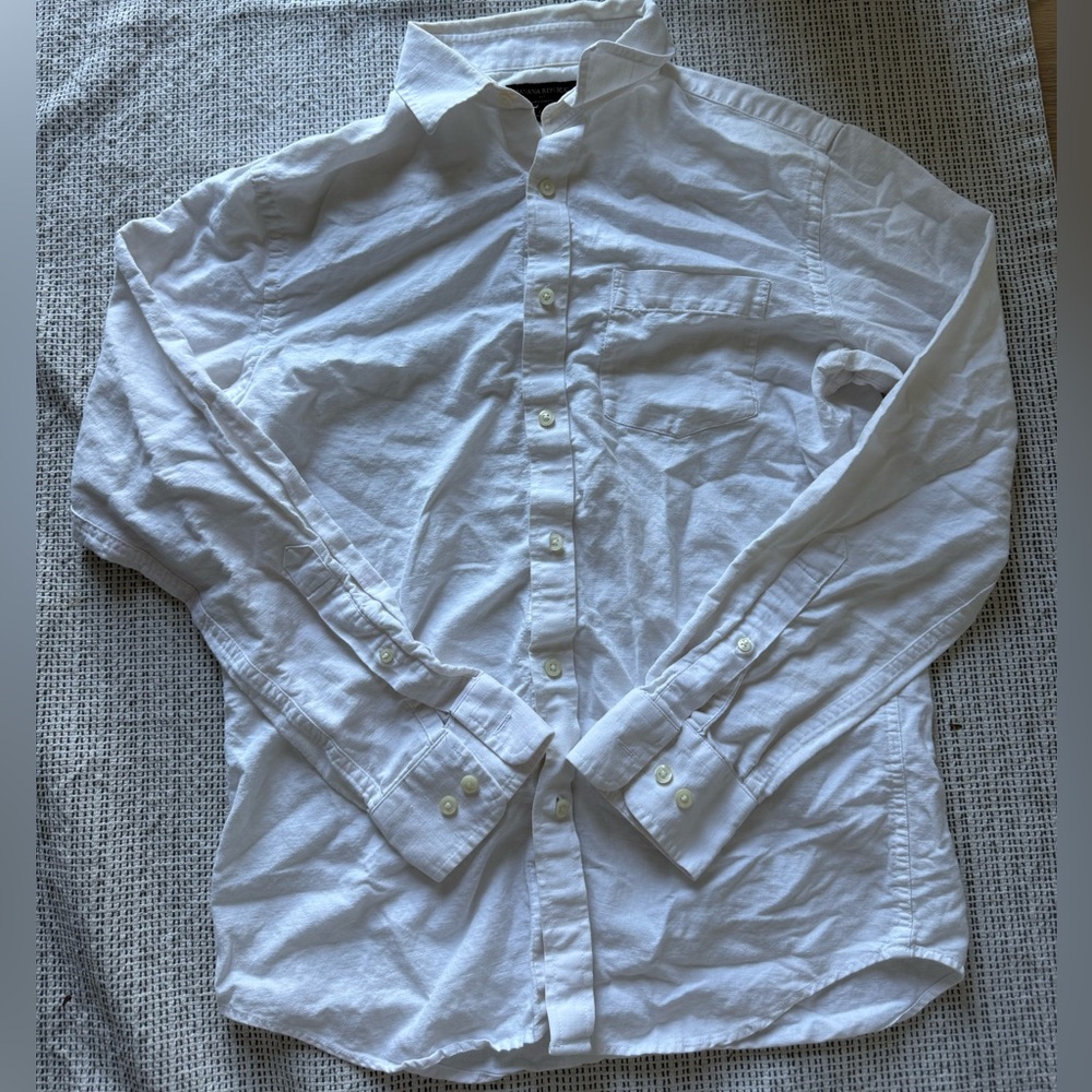 Classic White Men's Shirt